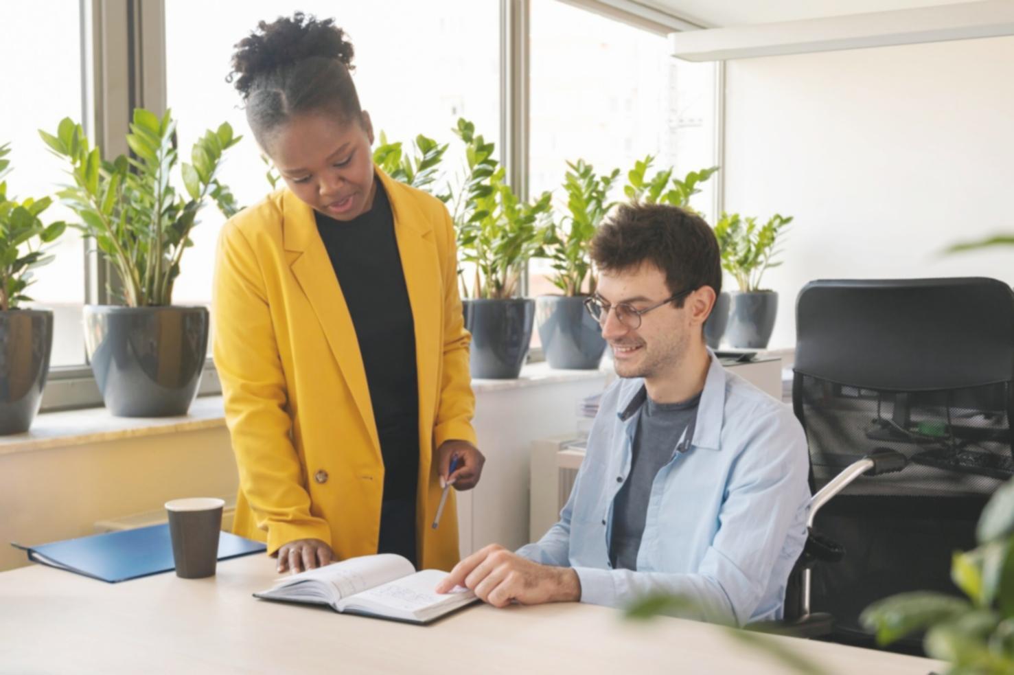 Professional reviewing financial statements